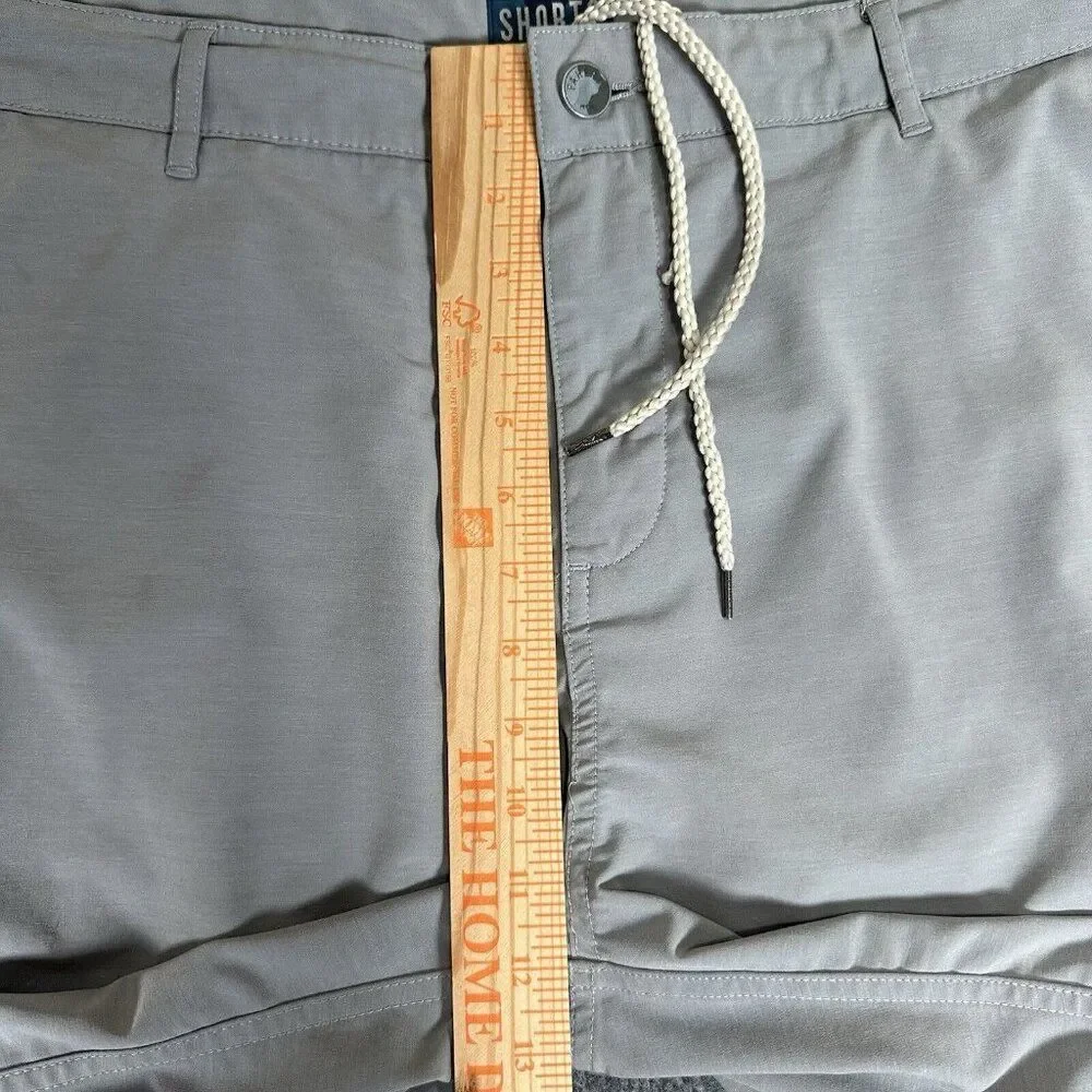 Faherty All Day Shorts Mens 38 (40)‎ Grey Chino Drawstring Casual 9